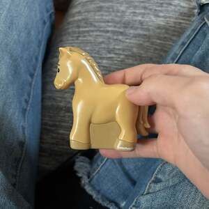 New Fisher Price Little People LIGHT TAN HORSE Animal Farm Zoo Ark Stable